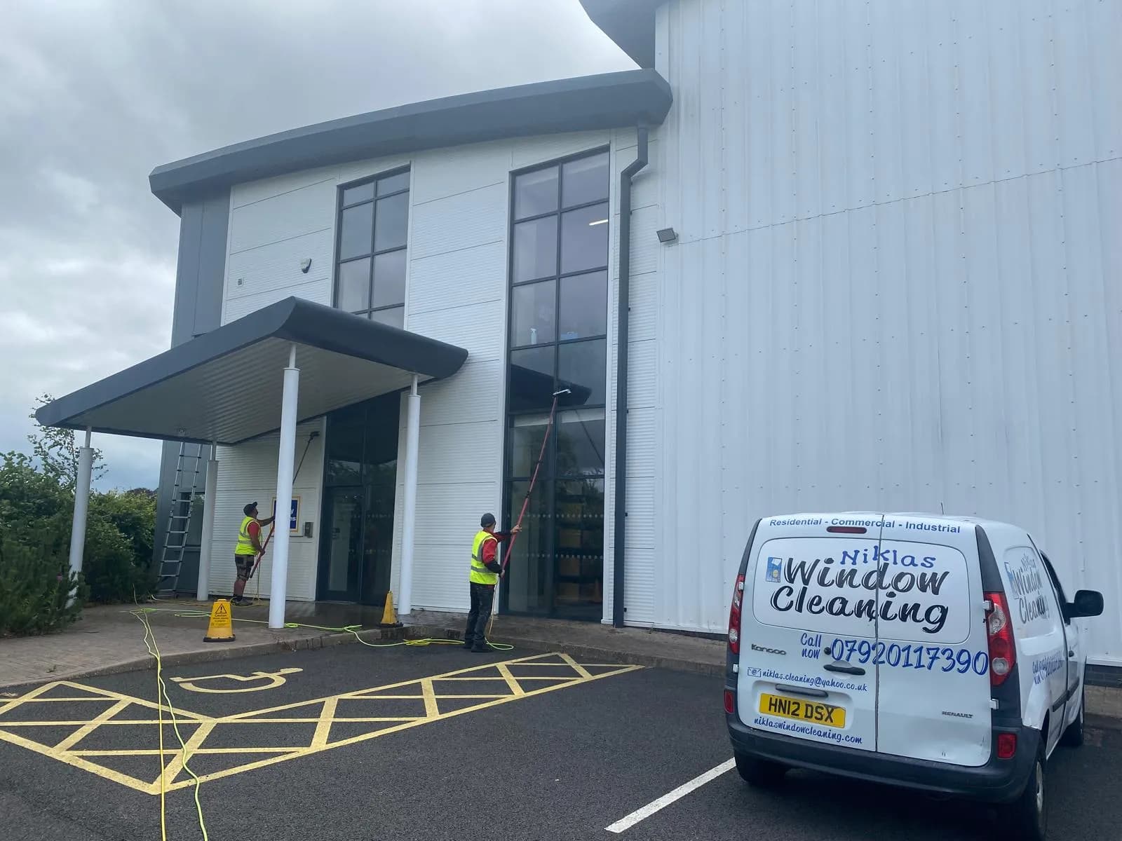 High-Reach Commercial Window Cleaning